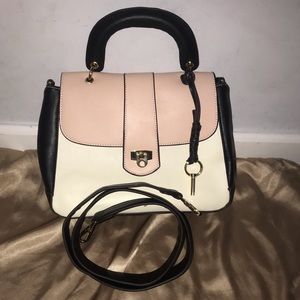 JustFab Crossbody Bag / Blush Multi